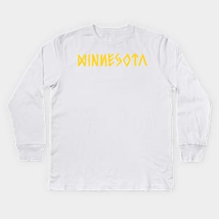 Minnesota Vikiiings 03 Kids Long Sleeve T-Shirt